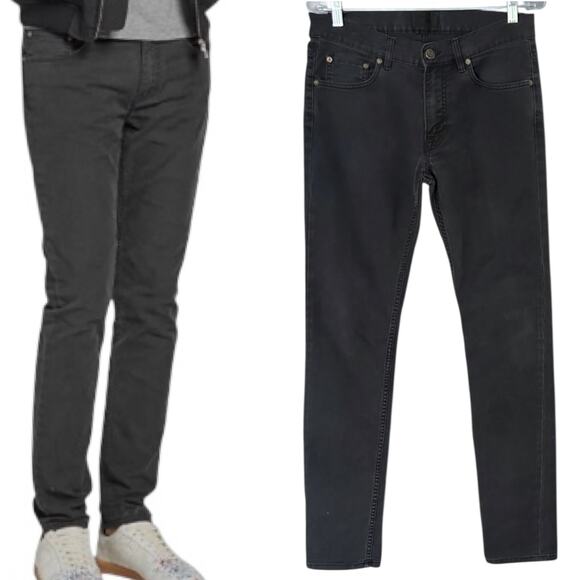 ACNE STUDIOS Ace Ups Jean Men’s 31 x 32 Black Contemporary Cotton Casual - Picture 1 of 8